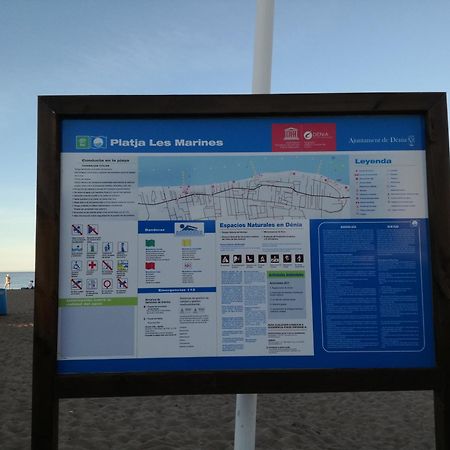 Апартаменты Planta Baja Con Porche Y Piscina, Cerca Del Mar Дения Экстерьер фото