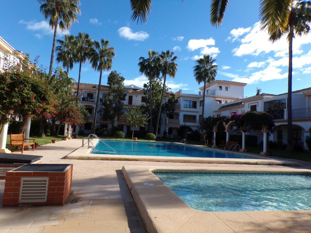 Апартаменты Planta Baja Con Porche Y Piscina, Cerca Del Mar Дения Экстерьер фото